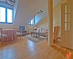 Living room of Attic to rent in Real Sitio de San Ildefonso  with Heating, Furnished and Community pool