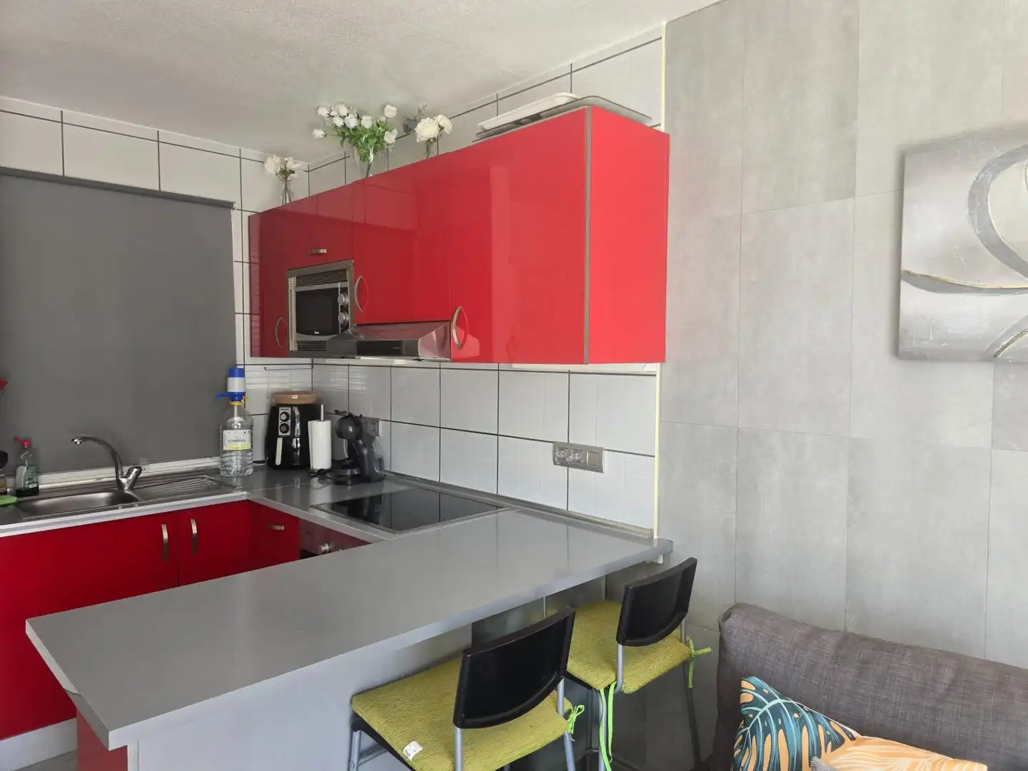 Cocina de Apartamento de alquiler en Mogán con Terraza, Amueblado y Balcón