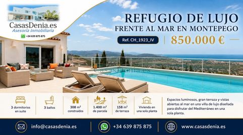 CHALET DE LUJO CON VISTAS AL MAR EN MONTEPEGO