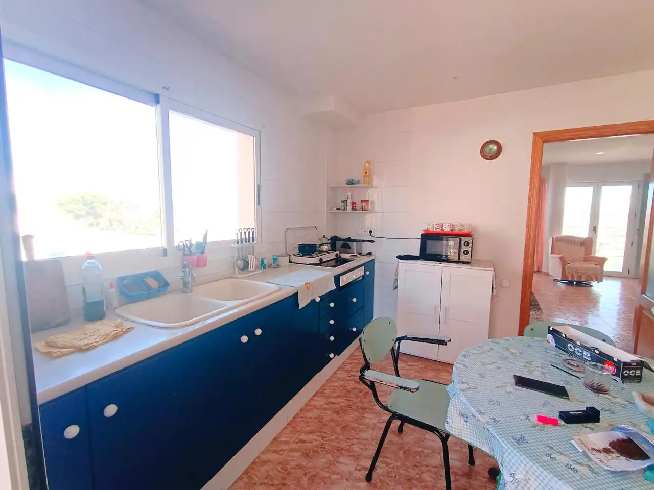 Cuina de Casa o xalet en venda en Oliva amb Aire condicionat, Jardí privat i Terrassa