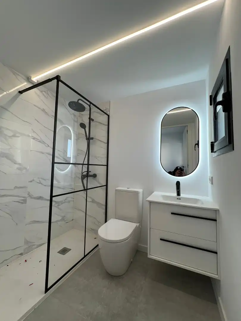Baño de Planta baja en venta en Ses Salines con Aire acondicionado, Calefacción y Terraza