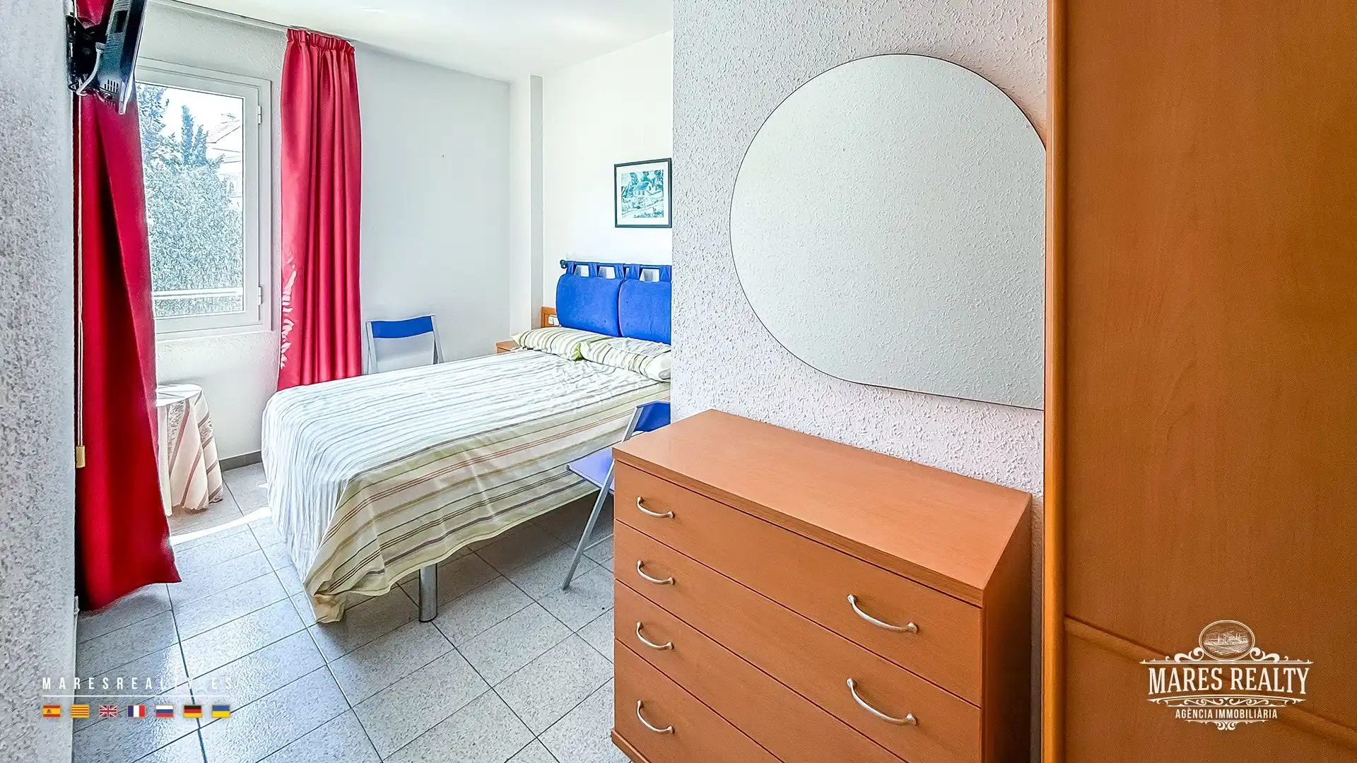 Bedroom of Flat for sale in Lloret de Mar  with Air Conditioner, Heating and Furnished