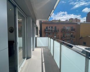 Balcony of Flat to rent in Girona Capital  with Air Conditioner, Heating and Furnished