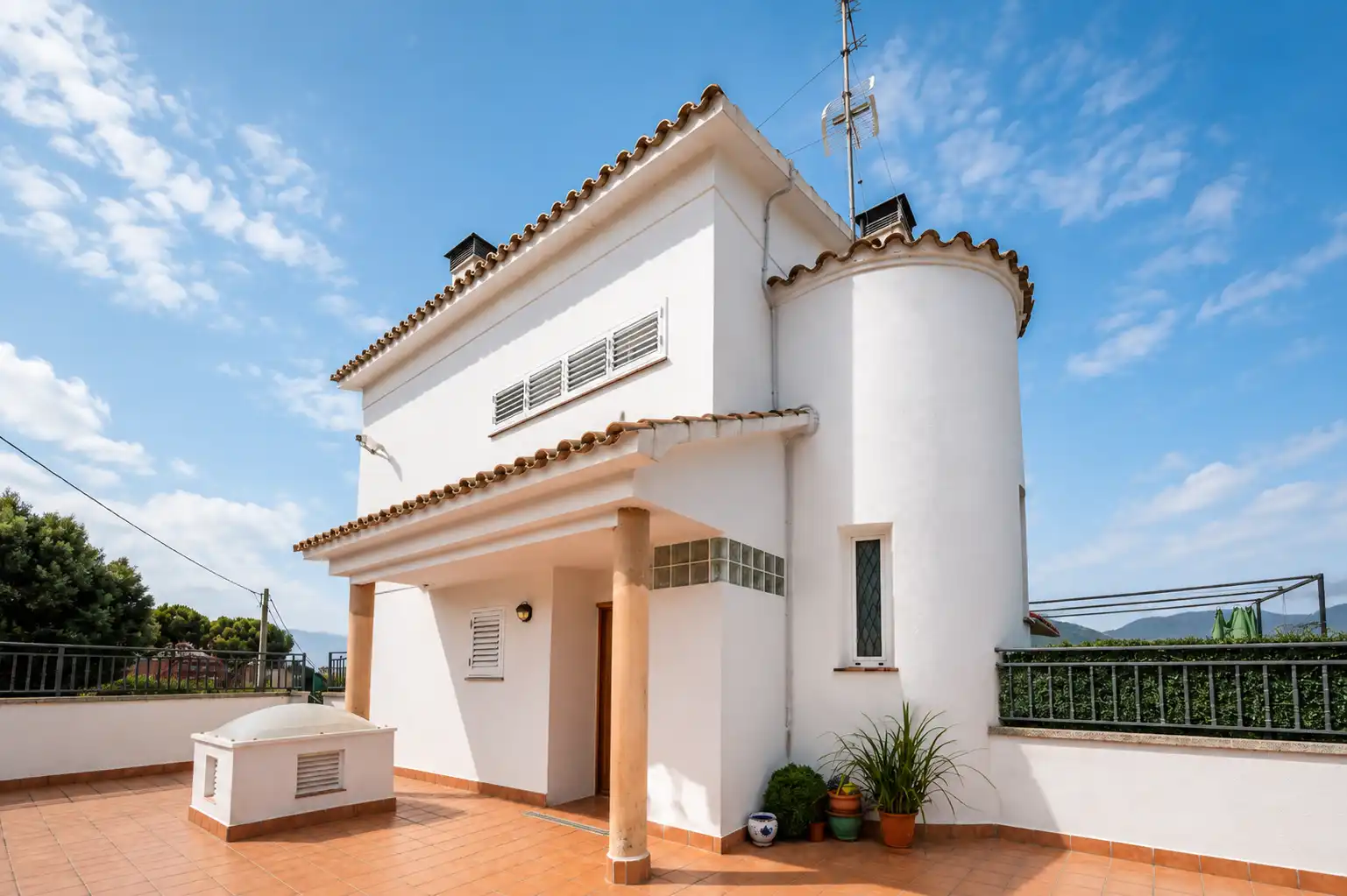 Vista exterior de Casa o chalet en venta en Mataró con Calefacción, Jardín privado y Terraza