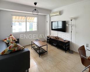 Living room of Apartment to rent in  Valencia Capital  with Air Conditioner, Heating and Furnished