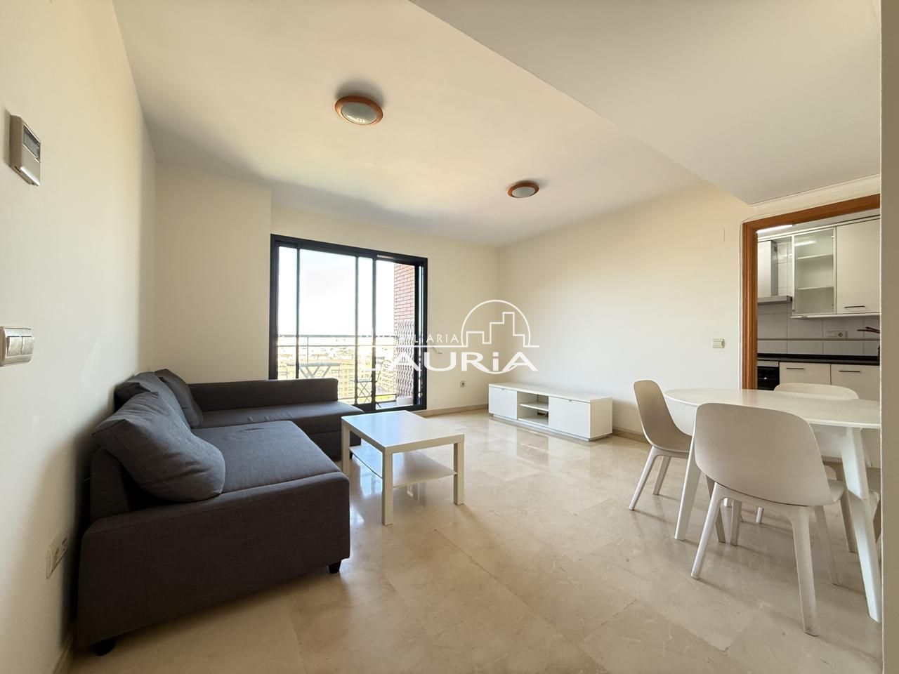 Sala de estar de Piso en venta en  Valencia Capital con Aire acondicionado, Jardín privado y Terraza