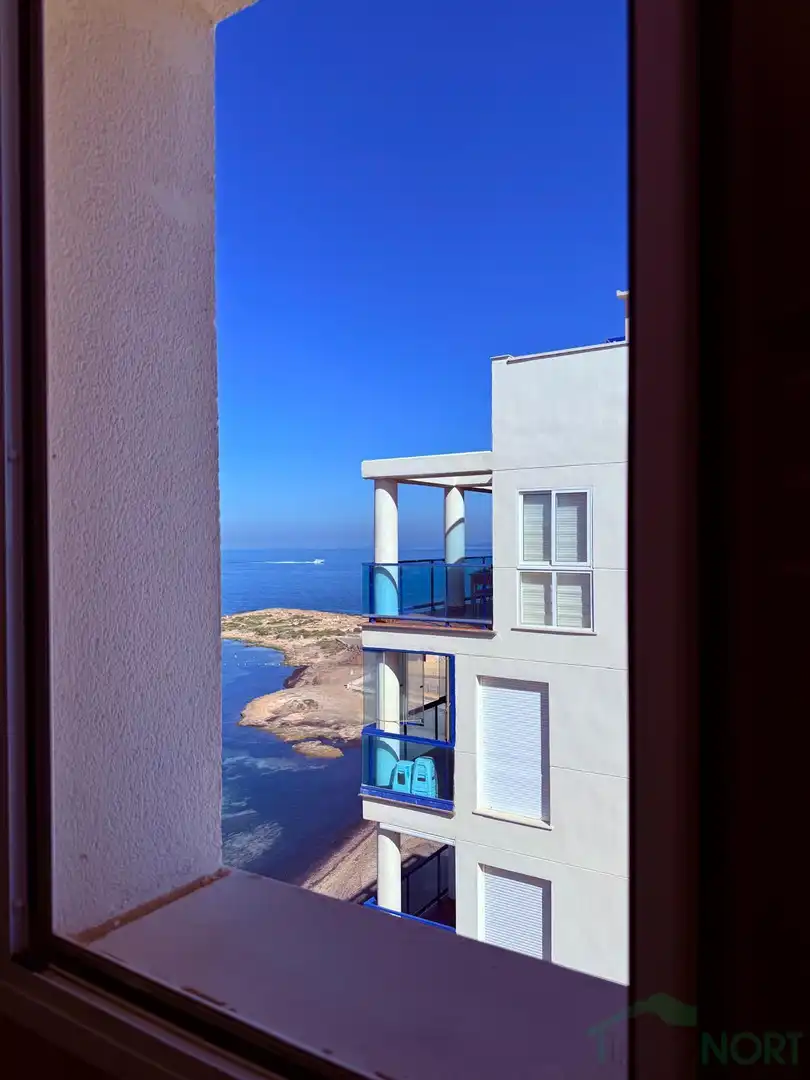 Schlafzimmer von Dachboden zum Verkauf in La Manga del Mar Menor mit Terrasse, Möbliert und Gemeinschaftspool