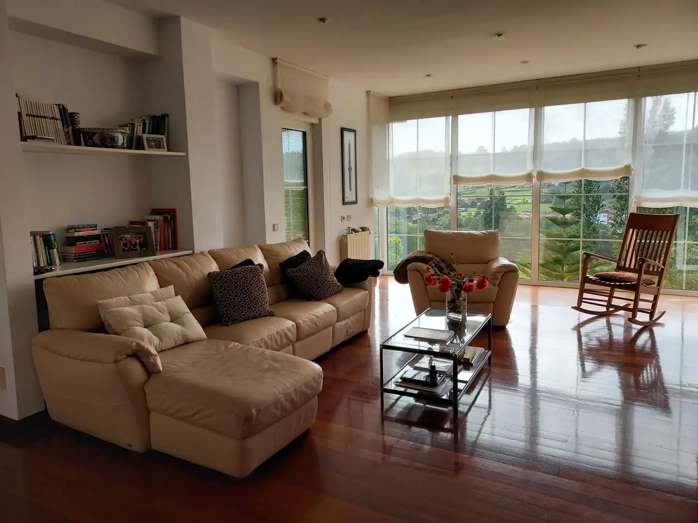 Living room of Houses for sale in Castrillón  with Heating, Private garden and Parquet flooring