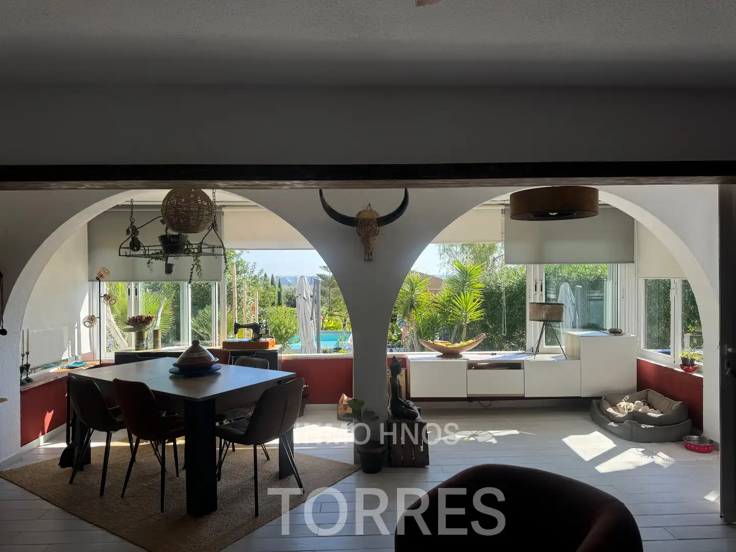 Esszimmer von Haus oder Chalet zum Verkauf in Peñíscola / Peníscola mit Klimaanlage, Privatgarten und Terrasse