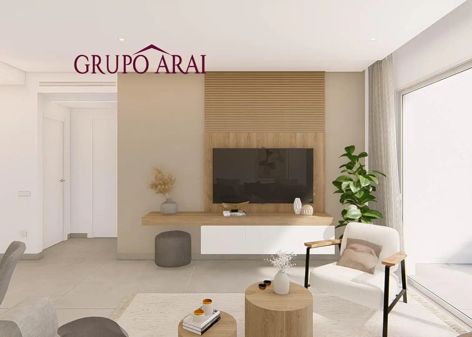 Living room of Flat for sale in Guardamar del Segura  with Air Conditioner, Heating and Private garden