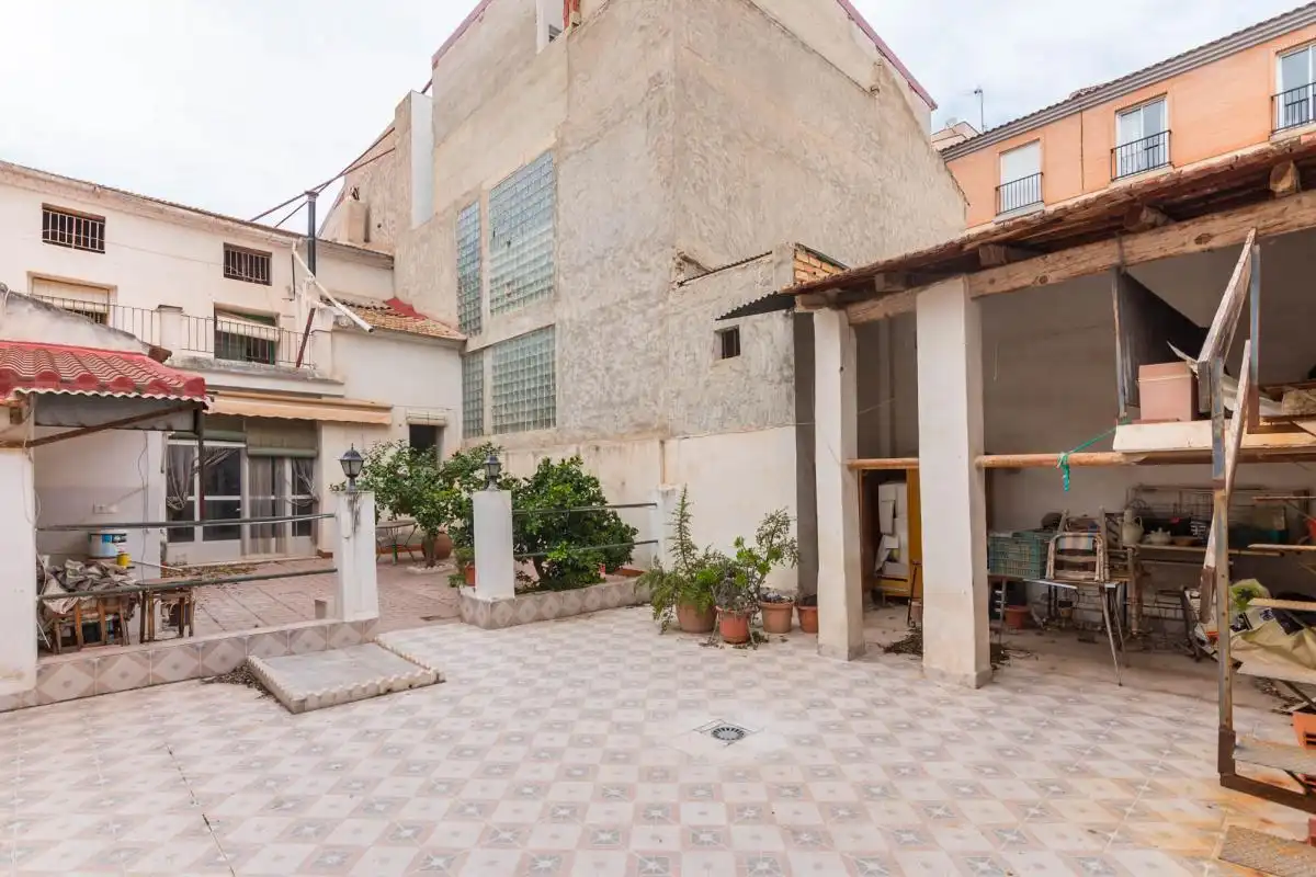 Vista exterior de Casa adosada en venta en Murcia con Aire acondicionado, Calefacción y Jardín privado