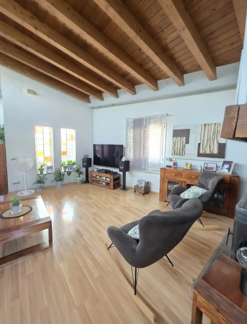 Sala de estar de Casa o chalet en venta en Sant Fost de Campsentelles con Aire acondicionado, Calefacción y Jardín privado