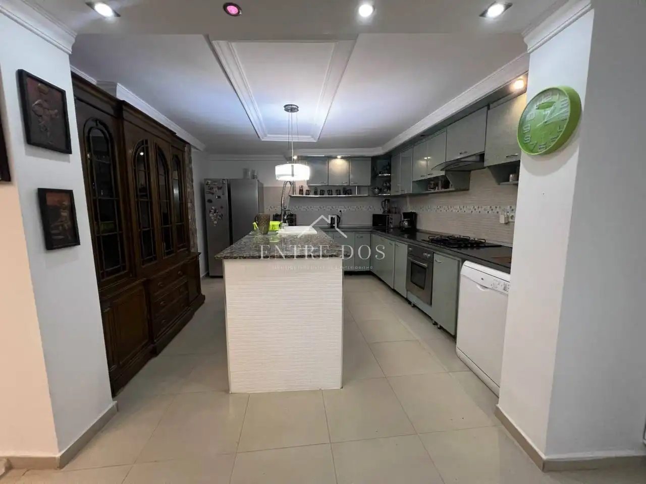 Cocina de Piso en venta en Castellón de la Plana / Castelló de la Plana con Aire acondicionado, Trastero y Amueblado