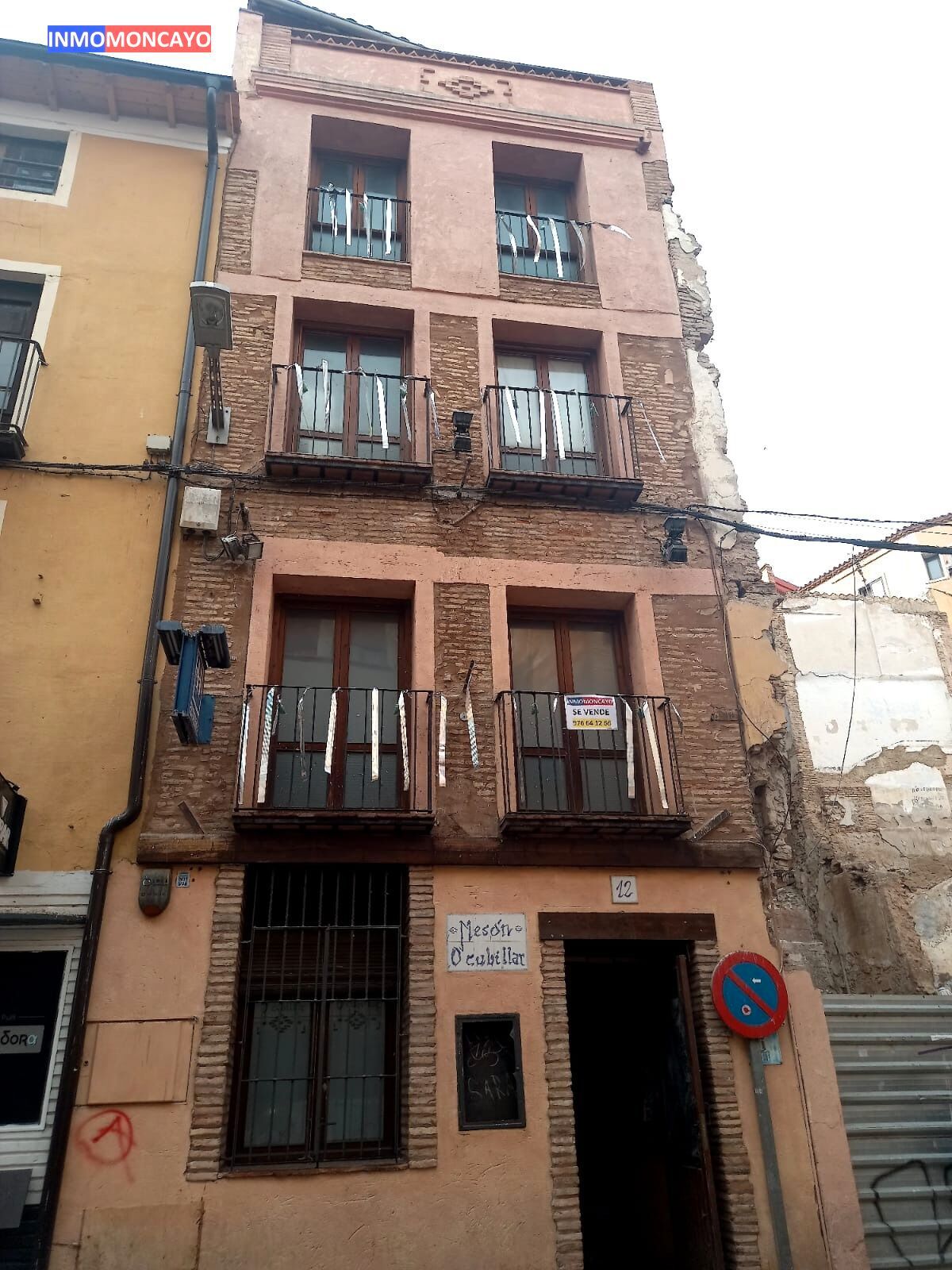 Vista exterior de Edifici en venda en Tarazona