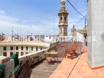 Terrace of Flat to rent in  Valencia Capital  with Air Conditioner, Terrace and Balcony