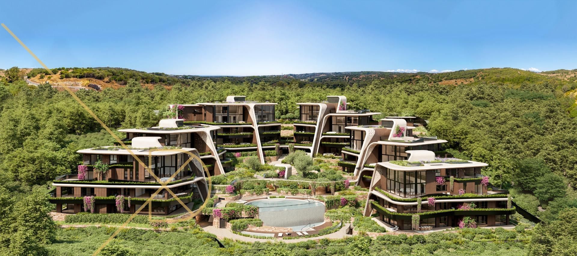 Vista exterior de Apartament en venda en Sotogrande amb Aire condicionat, Calefacció i Jardí privat