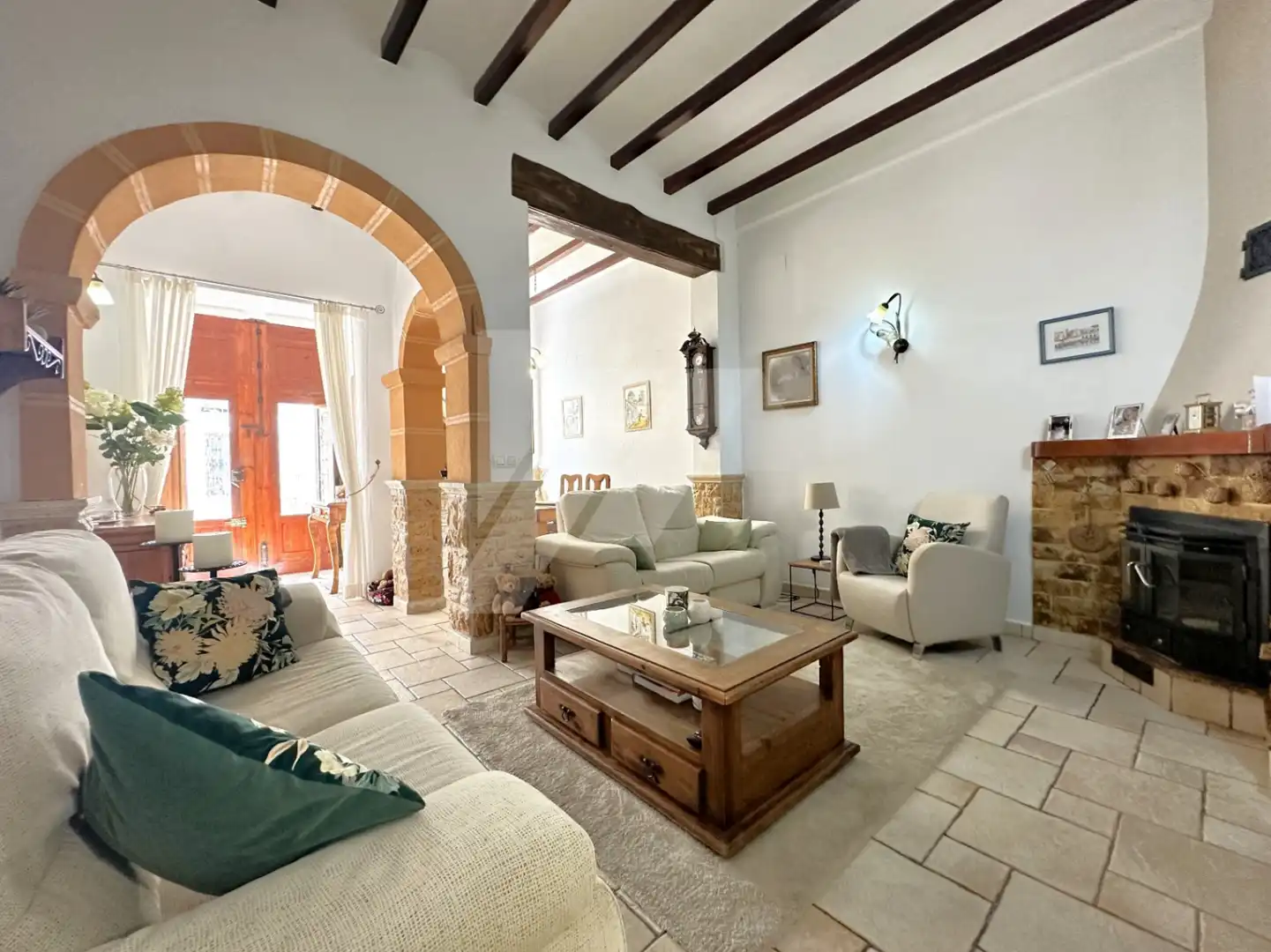 Sala d'estar de Casa adosada en venda en Teulada