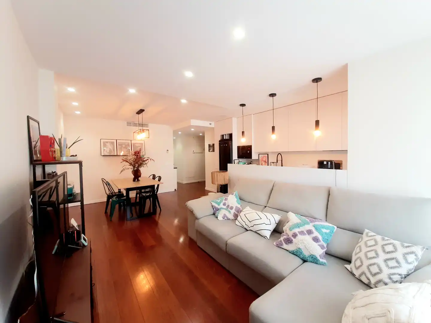 Living room of Flat for sale in Archena  with Air Conditioner, Heating and Parquet flooring