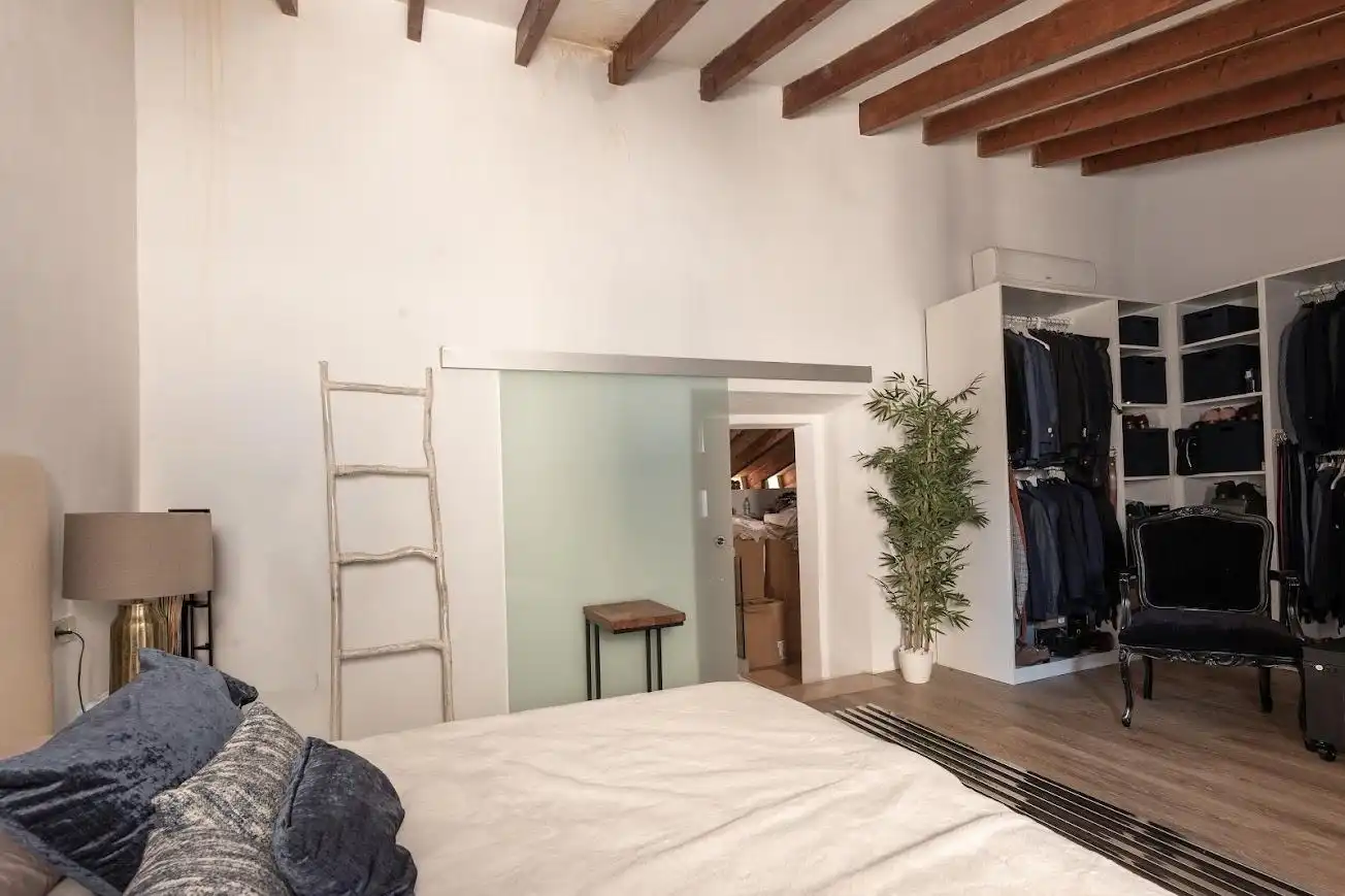 Bedroom of Houses for sale in Sant Joan  with Air Conditioner, Heating and Private garden