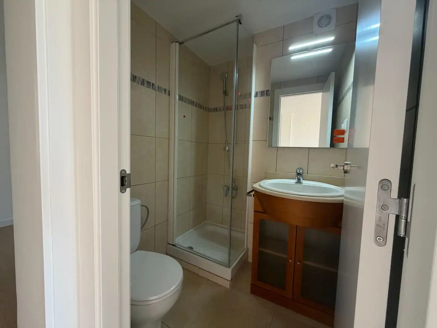 Bathroom of Flat for sale in Roses  with Air Conditioner, Parquet flooring and Terrace