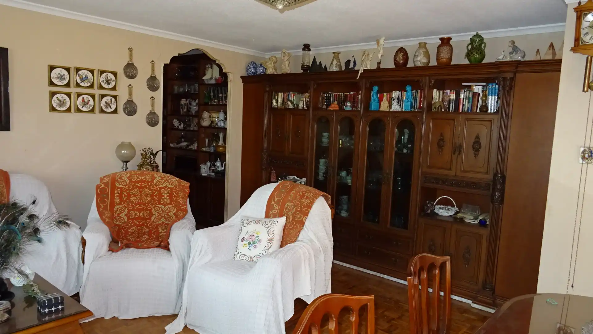 Sala de estar de Piso en venta en Alicante / Alacant con Aire acondicionado, Calefacción y Parquet