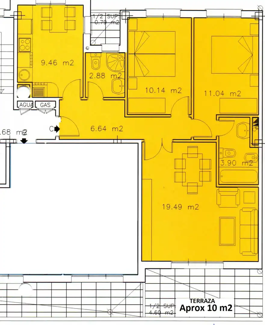 Flat for sale in Lerma  with Terrace, Storage room and Furnished