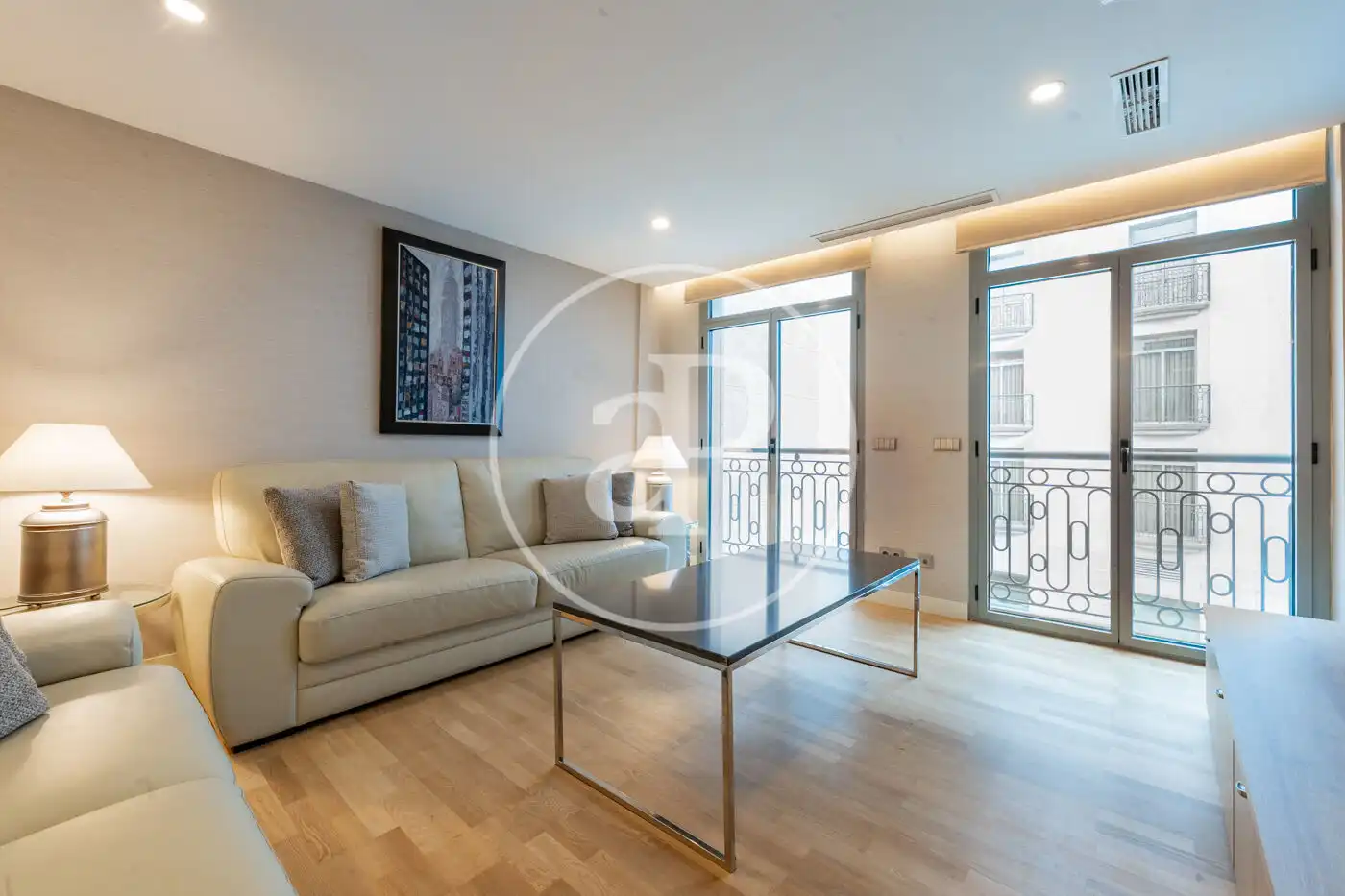 Living room of Flat for rent in Madrid  with Air Conditioner, Heating and Terrace