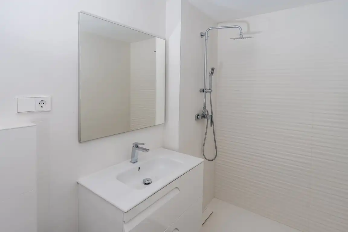Bathroom of Flat for sale in Jávea / Xàbia  with Air Conditioner, Private garden and Storage room