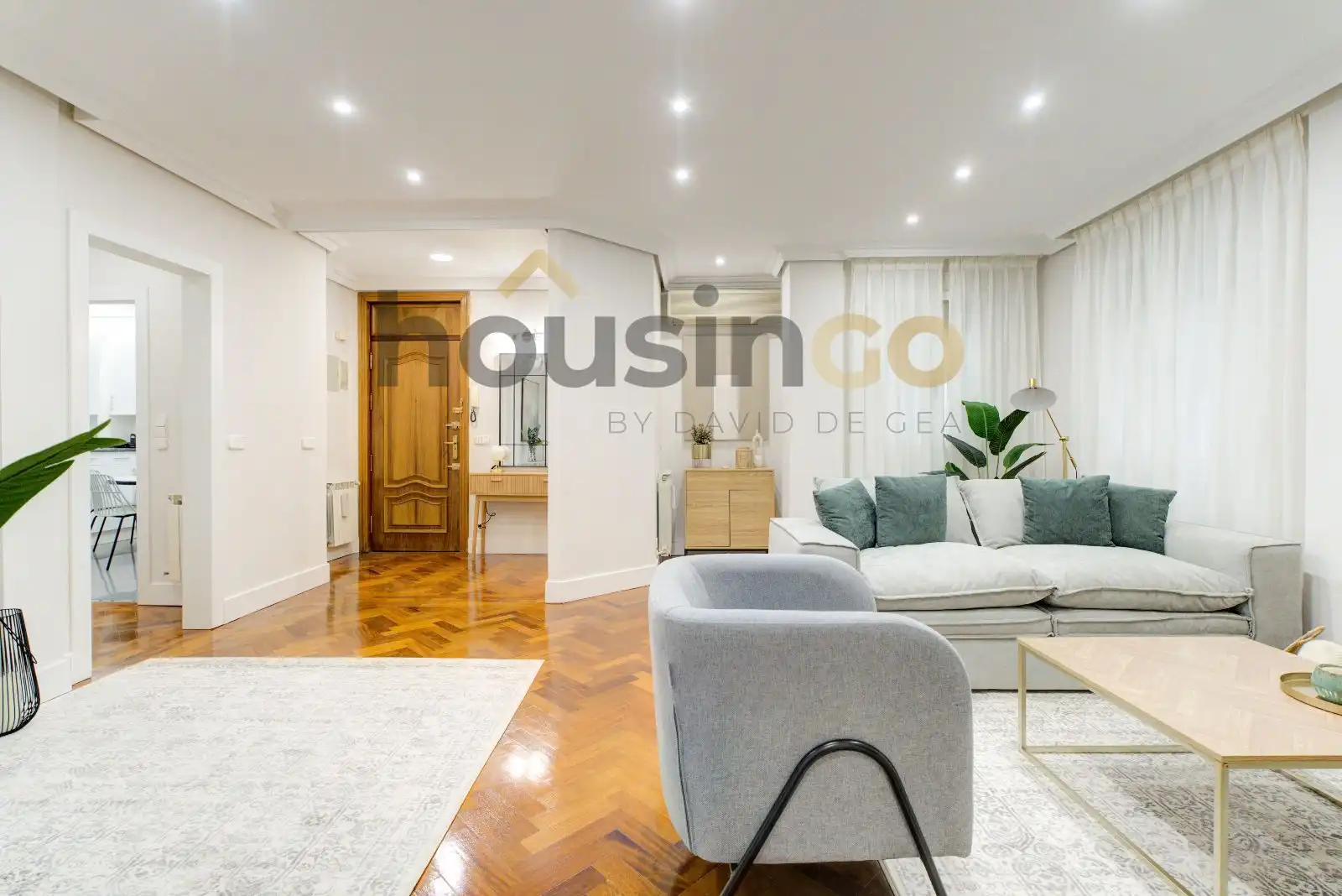 Sala de estar de Piso en venta en Madrid con Aire acondicionado, Calefacción y Amueblado