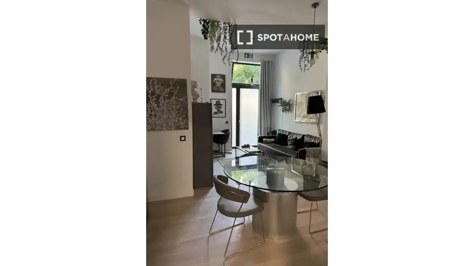 Dining room of Flat for rent in Madrid  with Air Conditioner, Heating and Furnished