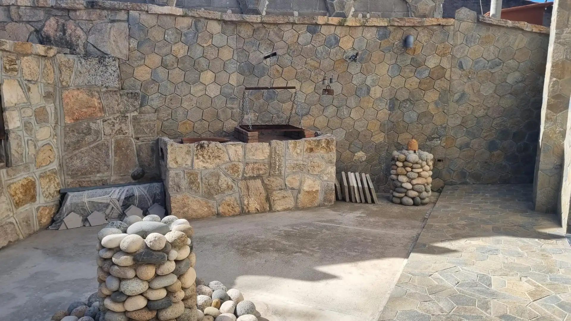 Terraza de Finca rústica en venta en Cebanico con Calefacción, Jardín privado y Terraza