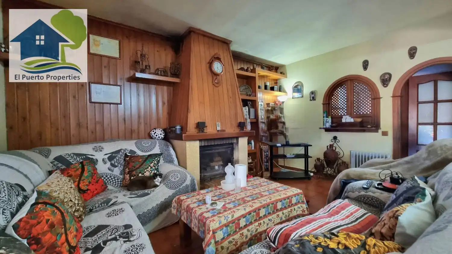 Sala d'estar de Casa o xalet en venda en El Puerto de Santa María amb Aire condicionat, Calefacció i Jardí privat
