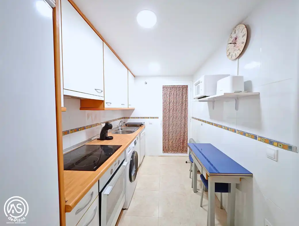 Küche von Wohnung zur Miete in Mont-roig del Camp mit Klimaanlage, Heizung und Privatgarten