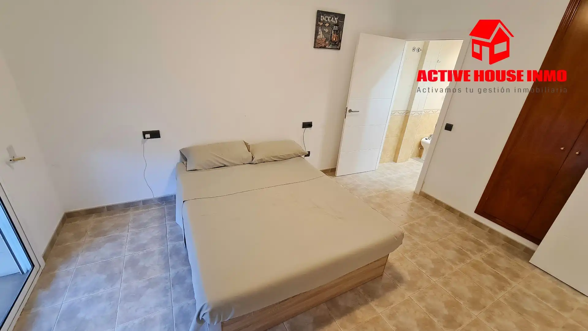 Bedroom of Flat for rent in La Ràpita  with Private garden, Terrace and Furnished