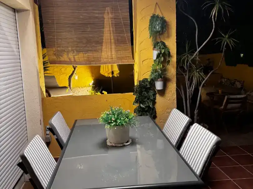 Terraza de Piso de alquiler en Vera con Aire acondicionado, Piscina y Balcón
