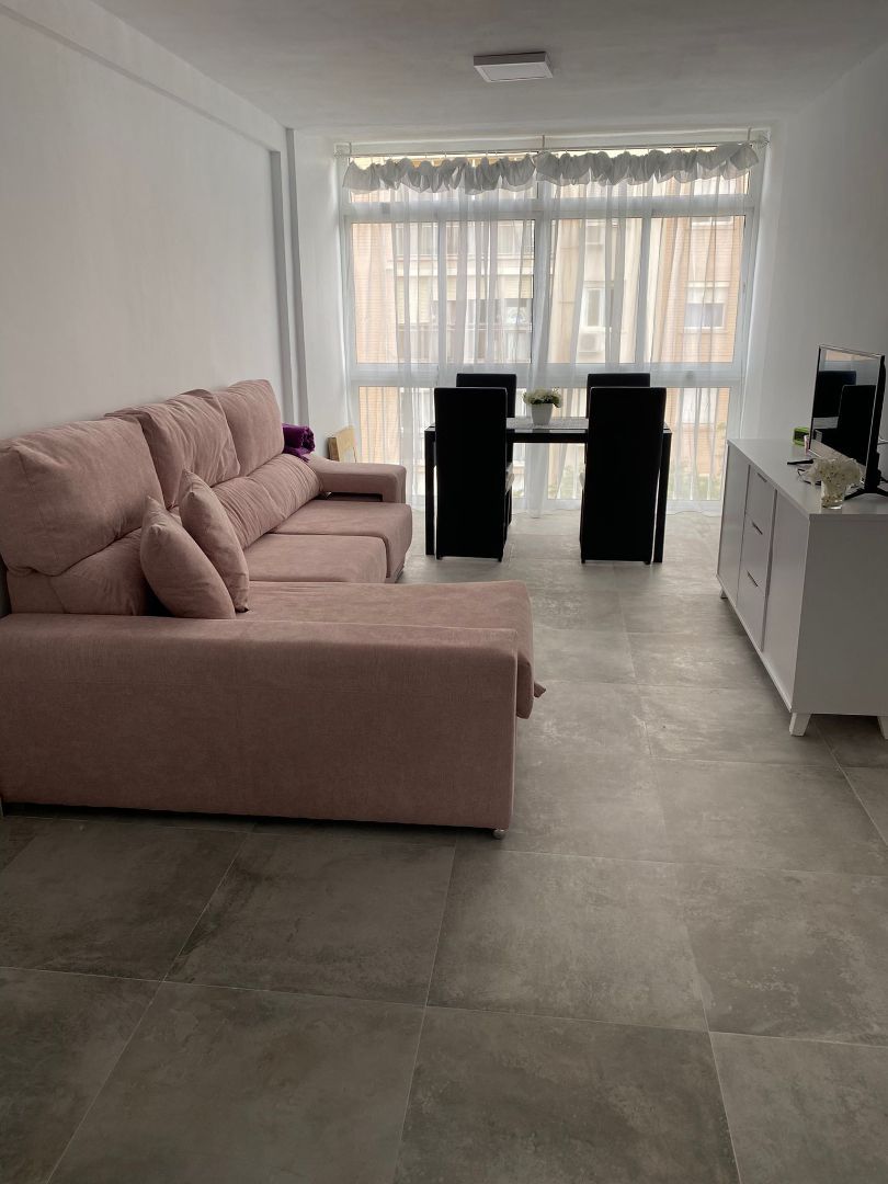 Sala d'estar de Pis en venda en Málaga Capital amb Moblat