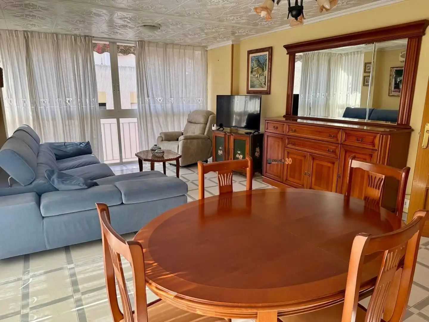 Sala de estar de Piso en venta en Benidorm con Aire acondicionado, Calefacción y Terraza