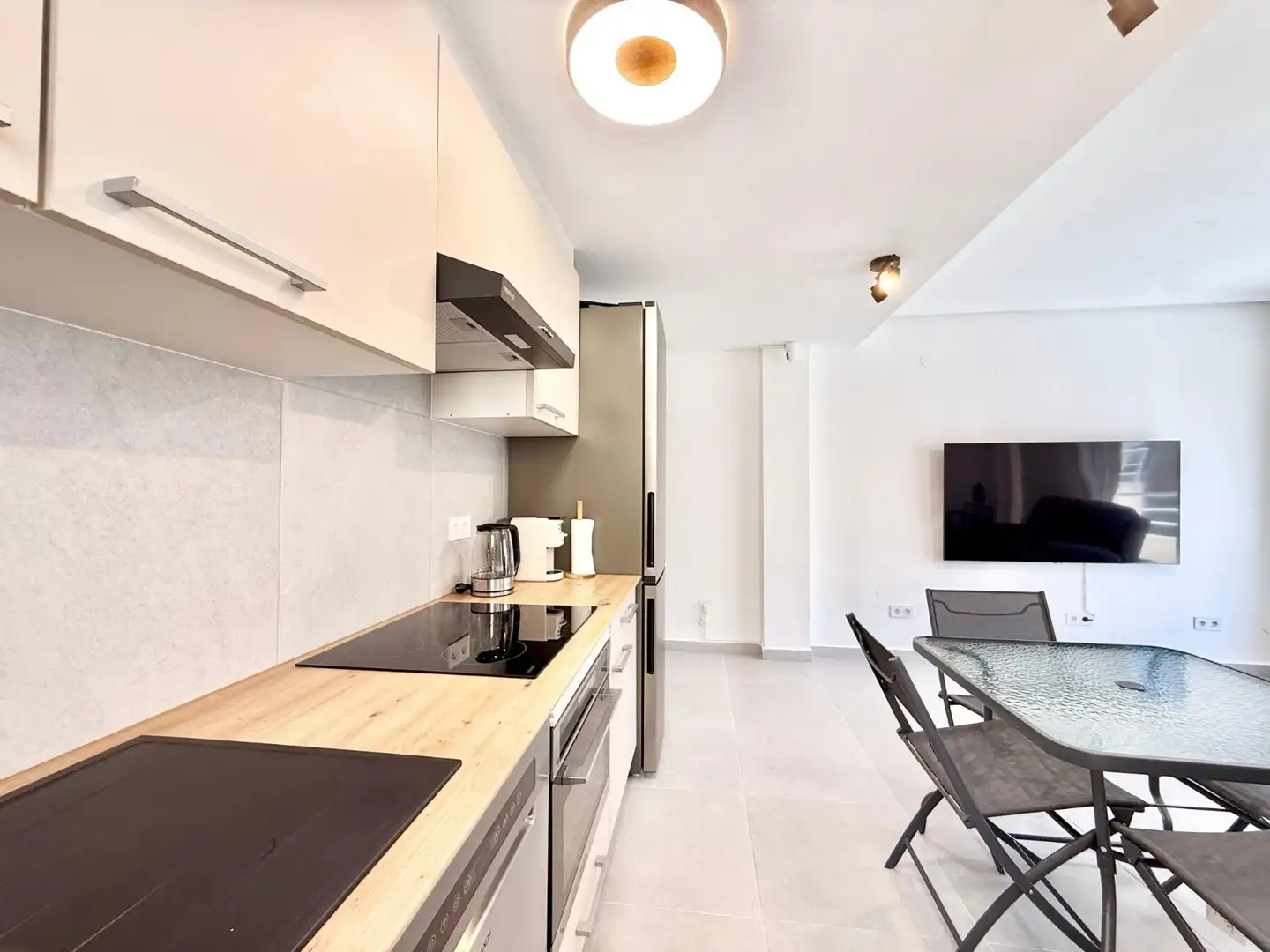 Küche von Wohnungen zur Miete in Torrevieja mit Klimaanlage, Heizung und Terrasse