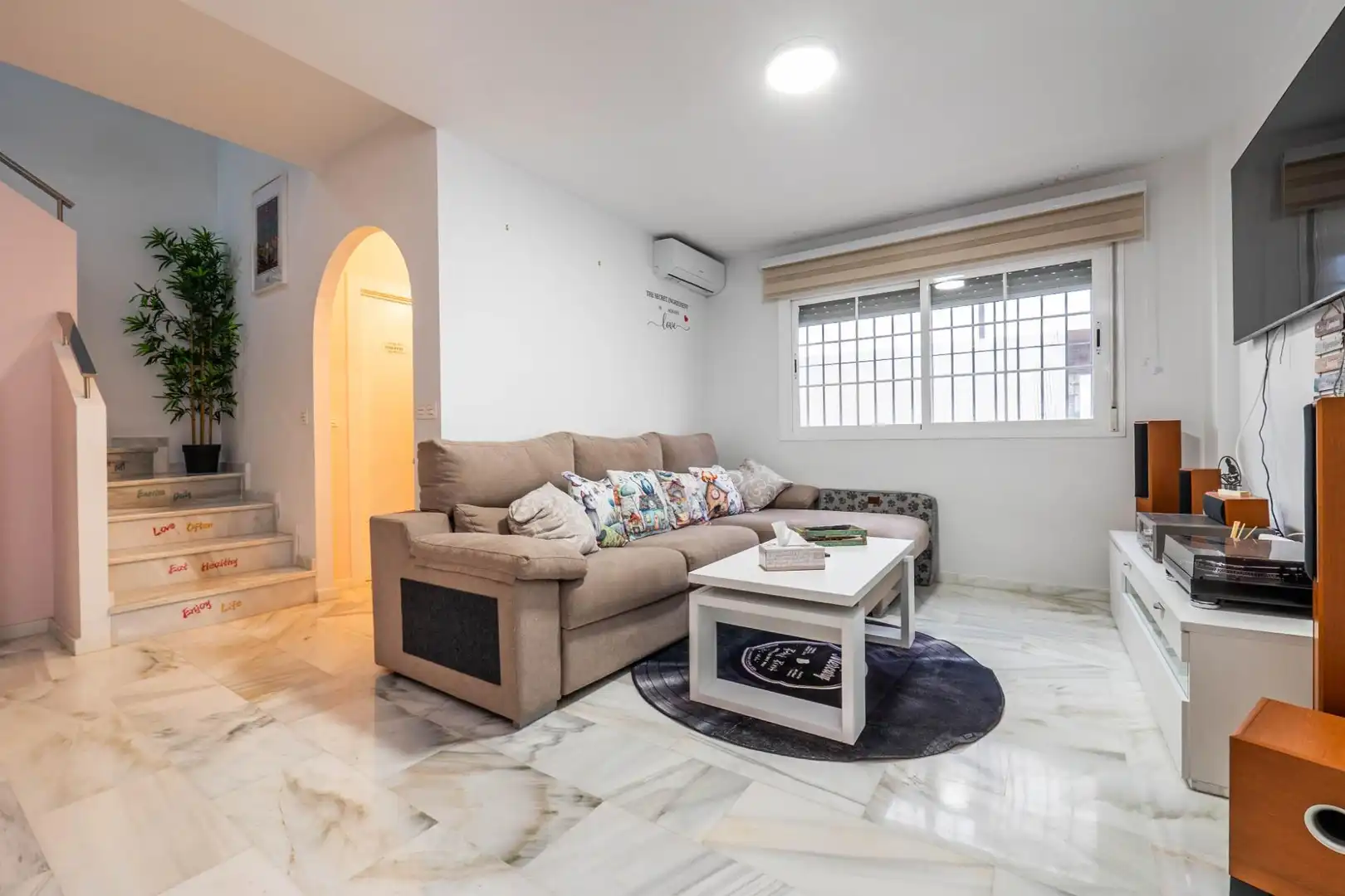 Sala de estar de Casa o chalet en venta en Gójar con Aire acondicionado, Calefacción y Trastero