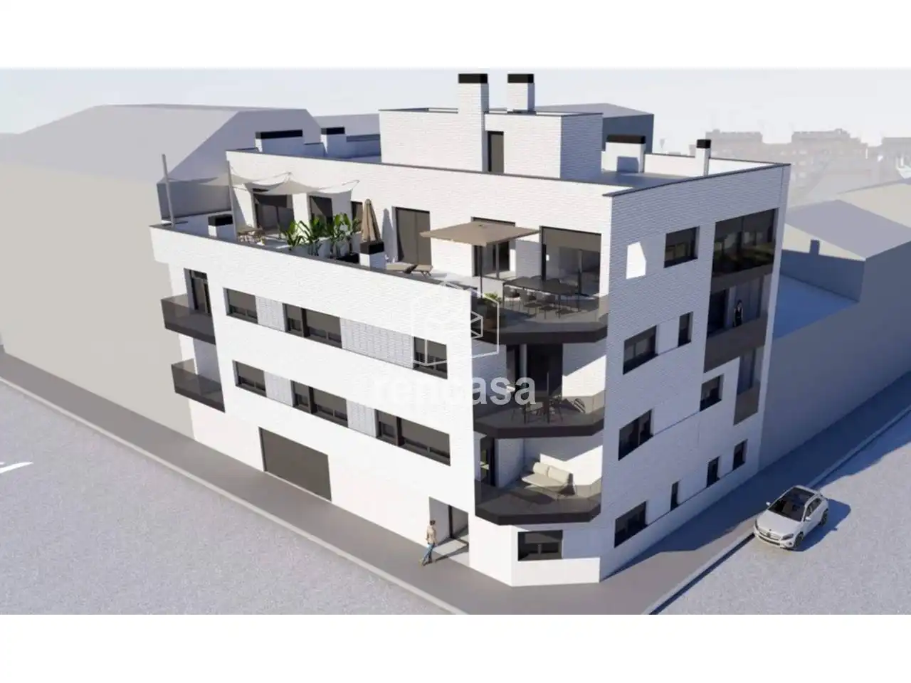 Piso con terraza en venta en Plaza Doctor Serés