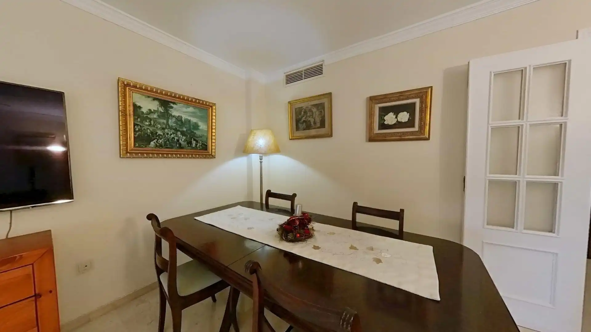 Esszimmer von Wohnung zum Verkauf in Málaga mit Klimaanlage, Privatgarten und Terrasse