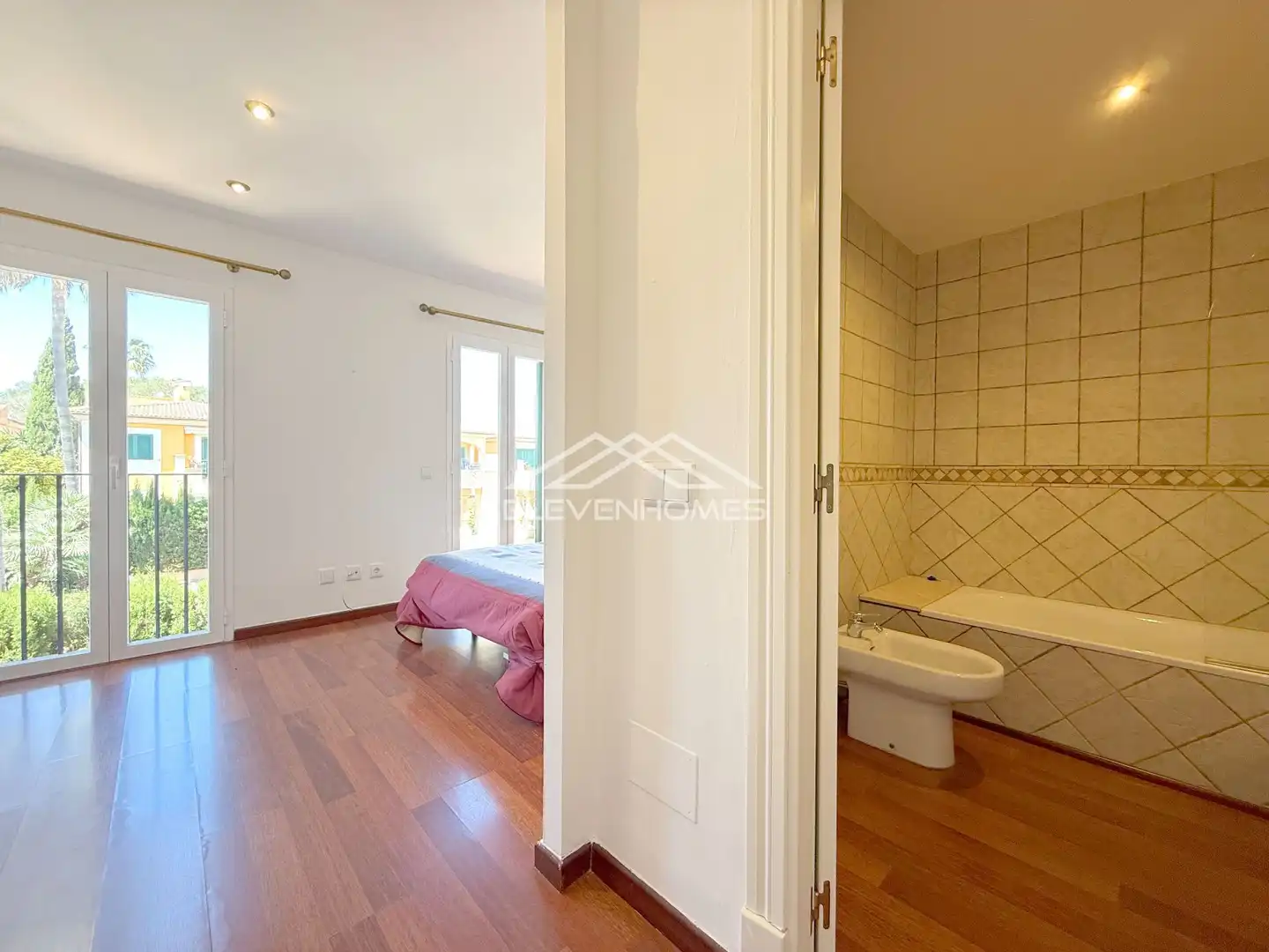 Habitación de Casa adosada en venta en Llucmajor con Aire acondicionado, Calefacción y Jardín privado