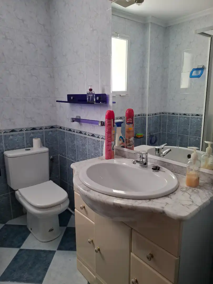 Bathroom of Flat for sale in Sevilla  with Air Conditioner, Terrace and Furnished