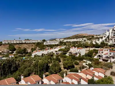 Vista exterior de Àtic en venda en Mijas amb Aire condicionat, Calefacció i Terrassa