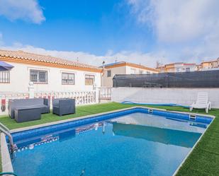 Swimming pool of Single-family semi-detached for sale in Jun  with Heating, Private garden and Terrace