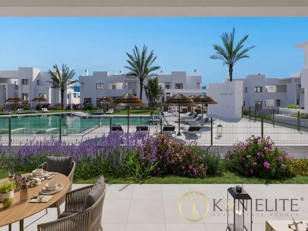 Garden of Attic for sale in Estepona  with Air Conditioner, Terrace and Swimming Pool