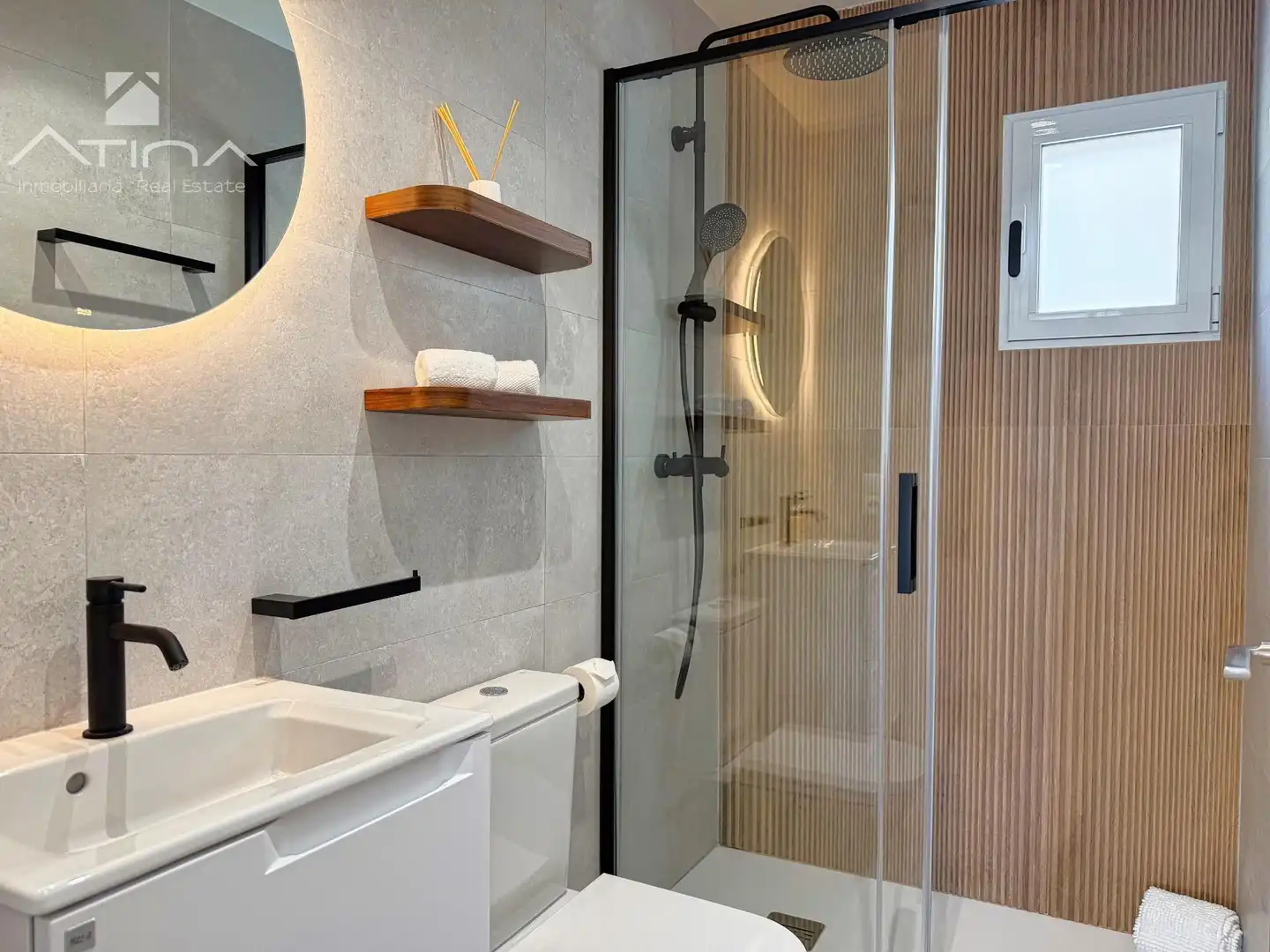 Bany de Apartament en venda en Jávea / Xàbia amb Aire condicionat, Calefacció i Jardí privat
