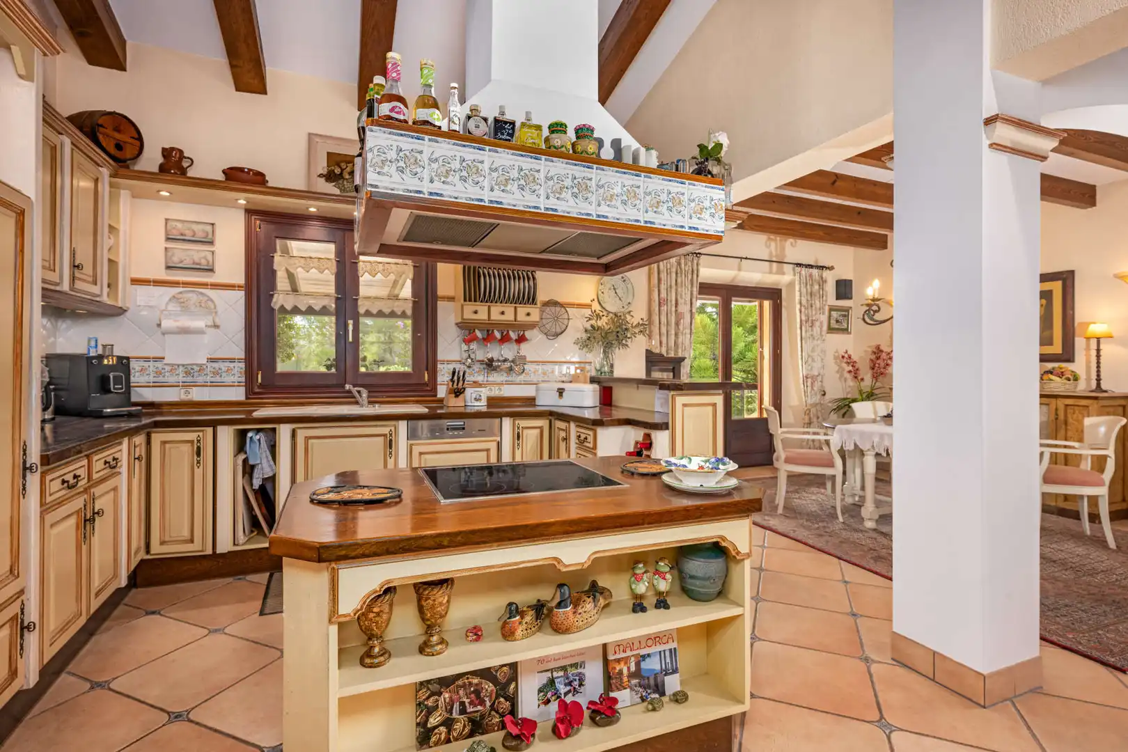 Cocina de Finca rústica en venta en Capdepera con Aire acondicionado, Terraza y Amueblado