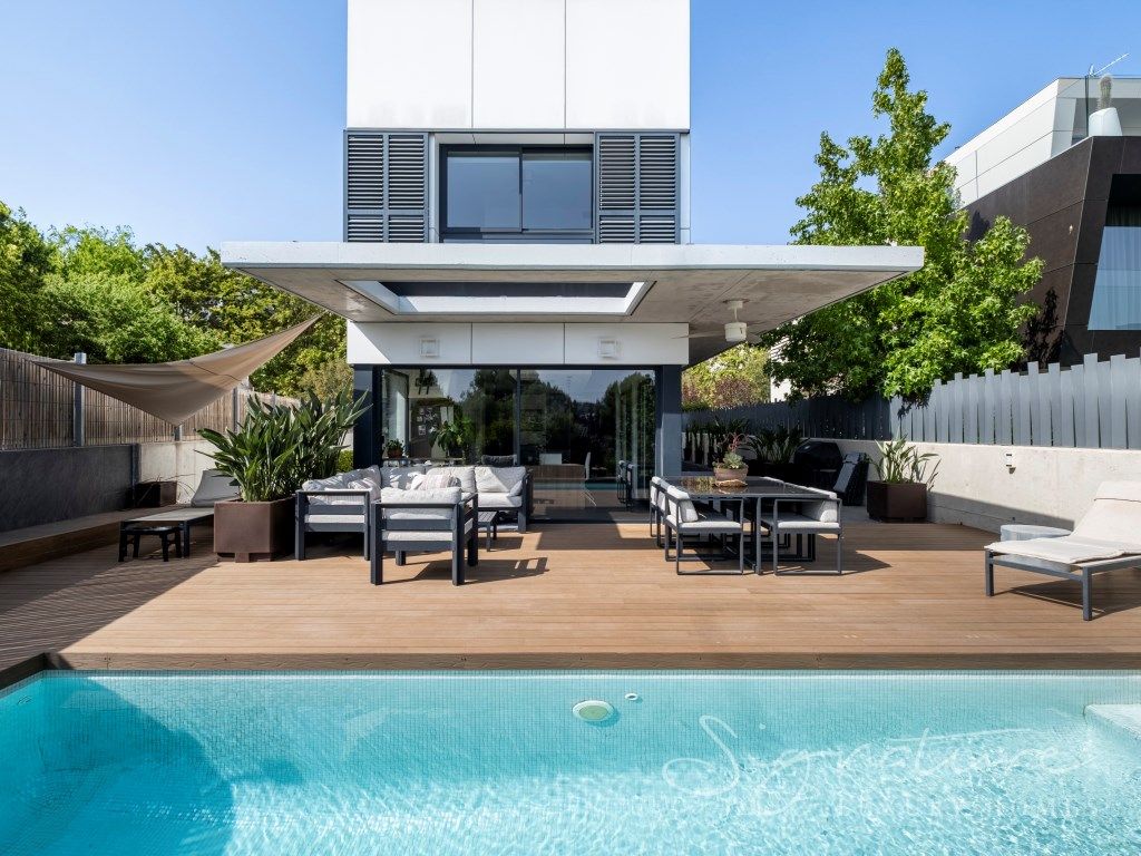 Terrace of House or chalet for sale in Sant Cugat del Vallès  with Air Conditioner, Heating and Swimming Pool
