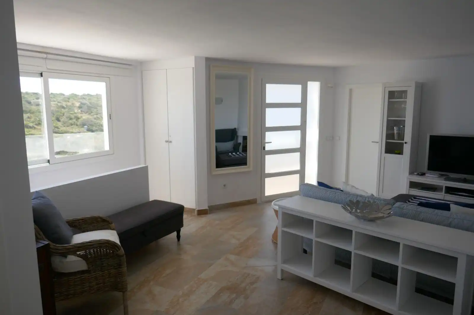 Sala de estar de Casa adosada en venta en Alaior con Aire acondicionado, Calefacción y Jardín privado